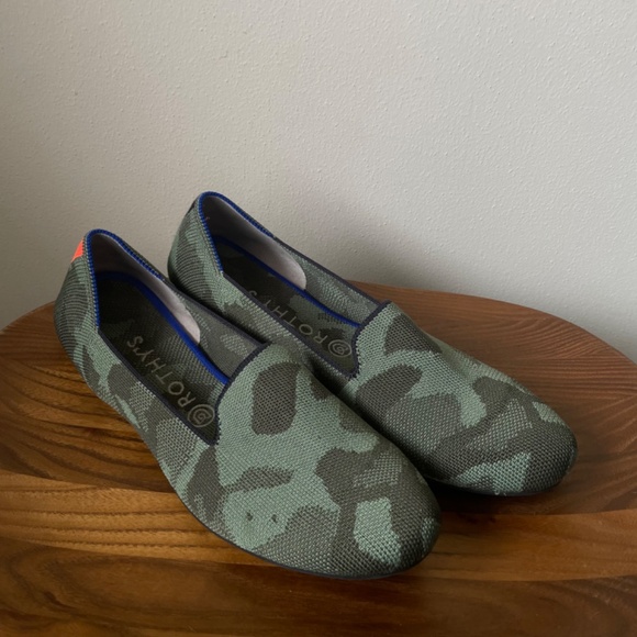 Rothy’s Loafers Olive Camo - Picture 3 of 9